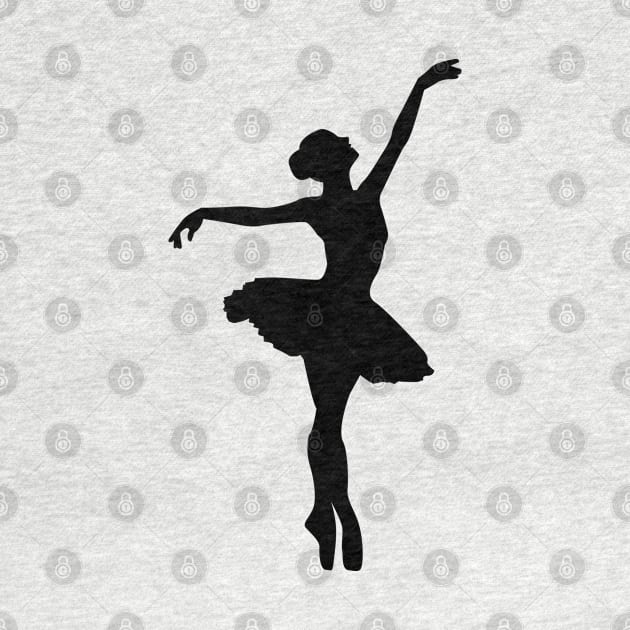 Ballet Ballerina - silhouette by KC Happy Shop